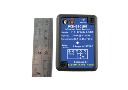 Elsema, PCR43301RE 1 Ch Penta Receiver w 8Amps Relay Output & 5 Frequencies