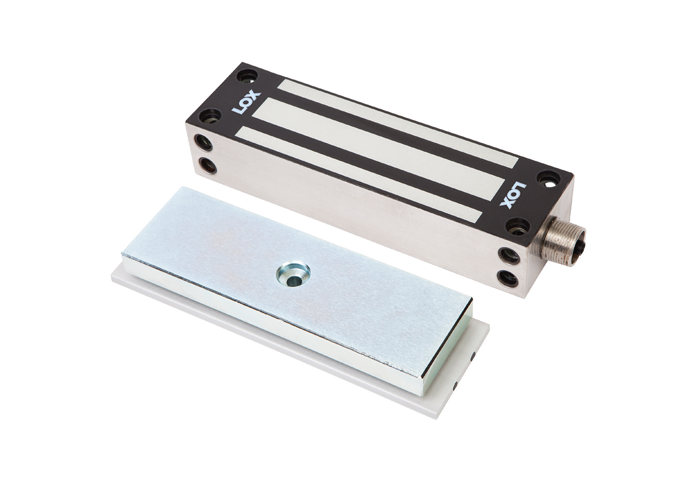 LOX, EM5000, Weather Resistant S/Steel Monitored 630kg Gate Lock with Anti Tamper Plate