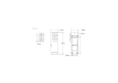 LOX, CL002 Cabinet Lock Monitored 12/24VDC
