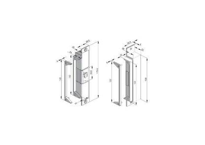 LOX, ES20M (ES2000) Monitored Electric Strike