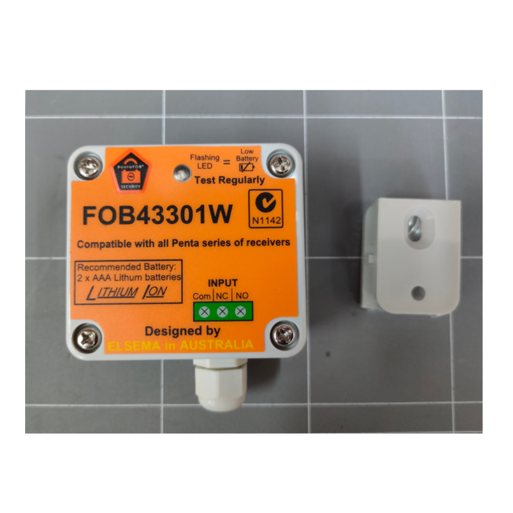 Elsema, FOB43301W, 1 Channel PentaFOB 433MHZ With Wires And Case