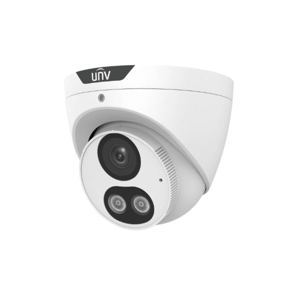 UNIVIEW, IPC3615SEADF28WL UNV 5MP IP67 2.8mm SE ColorHunter White LED Turret Camera