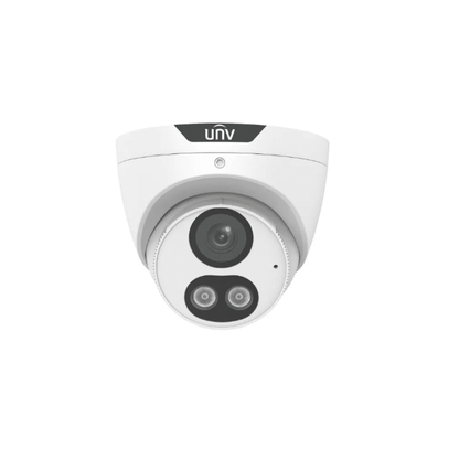 UNIVIEW, IPC3615SEADF28WL UNV 5MP IP67 2.8mm SE ColorHunter White LED Turret Camera