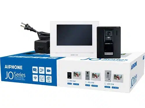 Aiphone JOS-1AW WiFi 7" Touchscreen Handsfree 1 x1 Color Video Set incl JO-1MDW