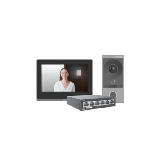 UniView Intercom KIT201S-327S-Black