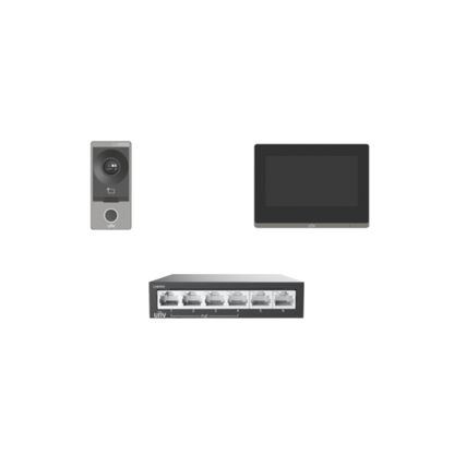 UniView Intercom KIT201S-327S-Black
