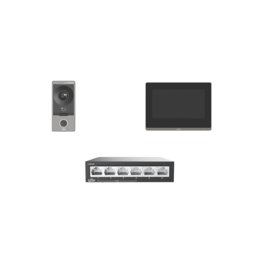 UniView Intercom KIT201S-327S-Black