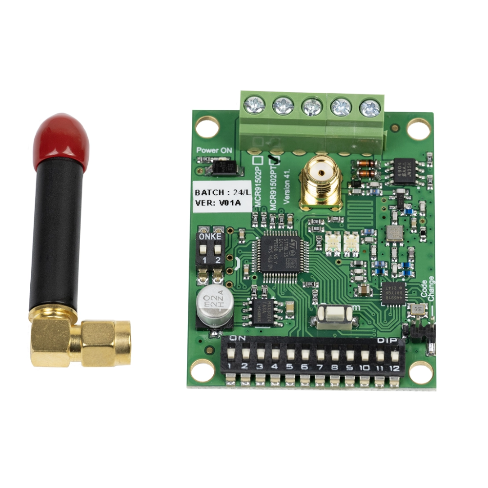 Elsema MCR91502PT 2 Channel Multicode Series Receiver with terminal blocks and open collector outputs