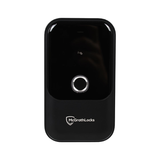 McGrath Locks MLKSBK Key Safe with Fingerprint, Pincode, RFID, BLE and Key Override, Black Finish