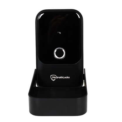 McGrath Locks MLKSBK Key Safe with Fingerprint, Pincode, RFID, BLE and Key Override, Black Finish