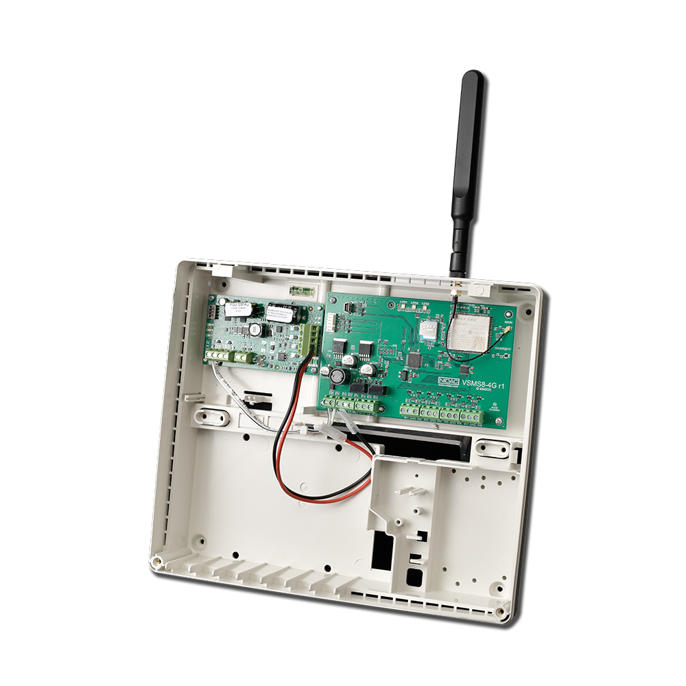 NIDAC, ND-VSMS8-4G-PS, Forge Voice & SMS Dialler 4G 8 Input & PWR Supp