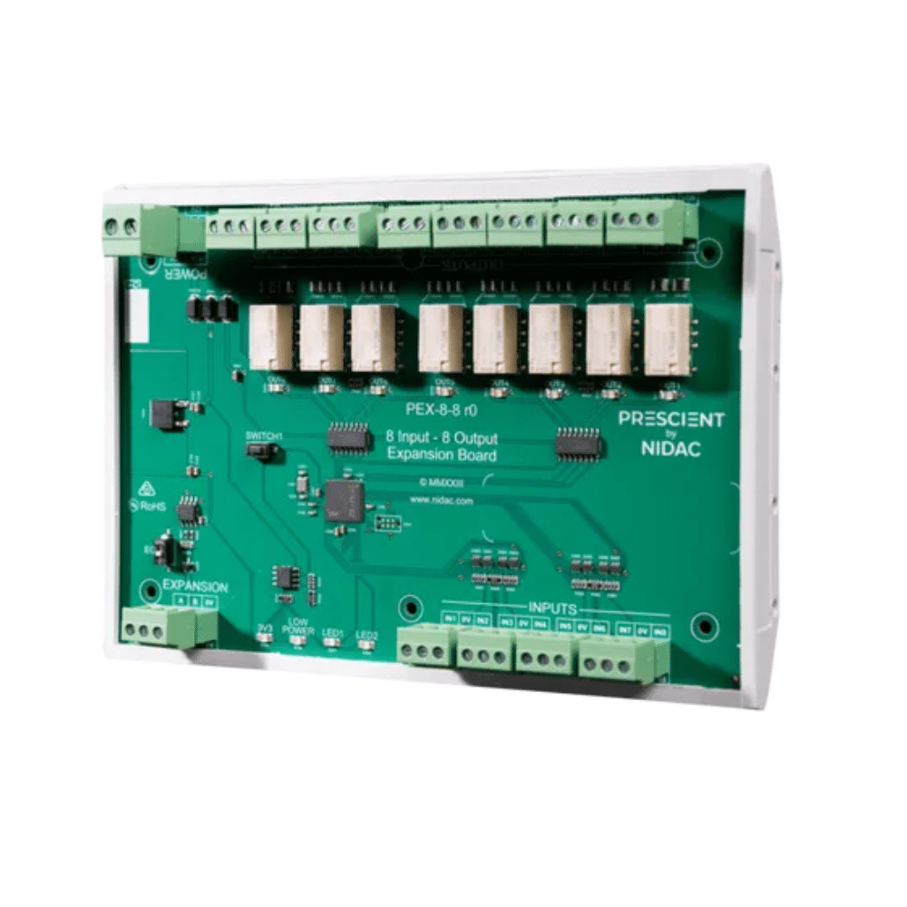 NIDAC, NPT-PEX-8IO, Prescient Expansion Board 8 Input 8 Output