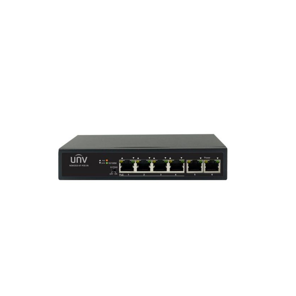 Uniview NSW2020-6TPOE Network Switch 4 PoE & 2 Uplink