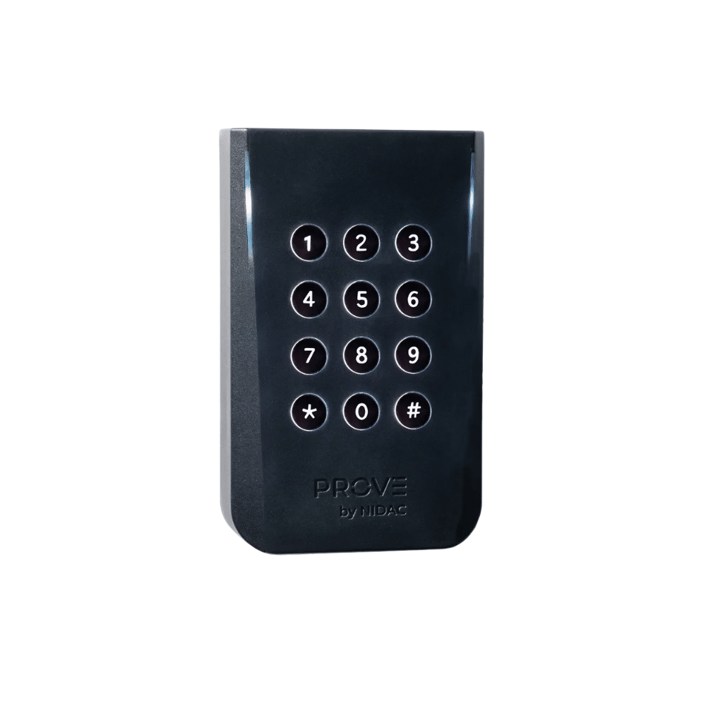 Nidac, NPE-BDF-43C, Prove Dual Frequency 4x3 Keypad/Reader