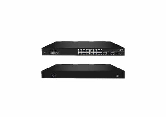 UNV NSW2000-16T2GC, Network Switch 16PoE & 2 Uplink / 2 SFP
