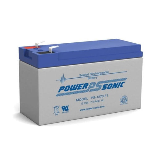 Power Sonic PS1270F1 PS 12 volt 7 Ah F1 battery