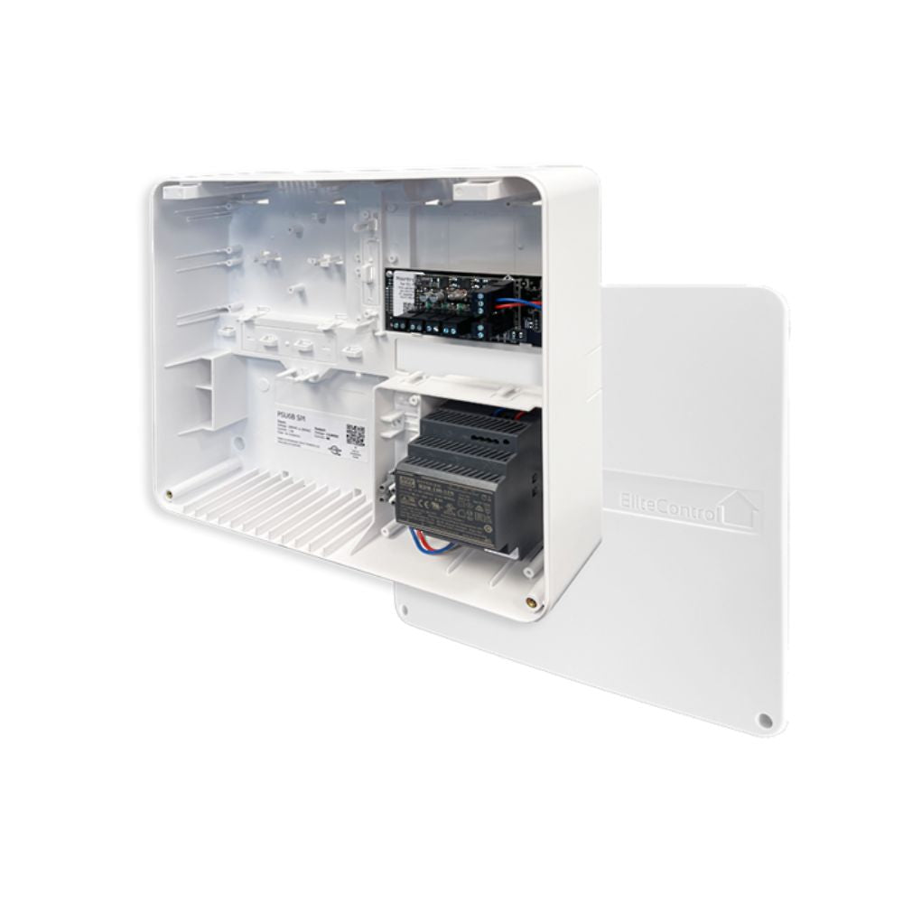 Elite Alarms PSU6B SM 13.8V 6A (battery backup) in Plastic Cabinet