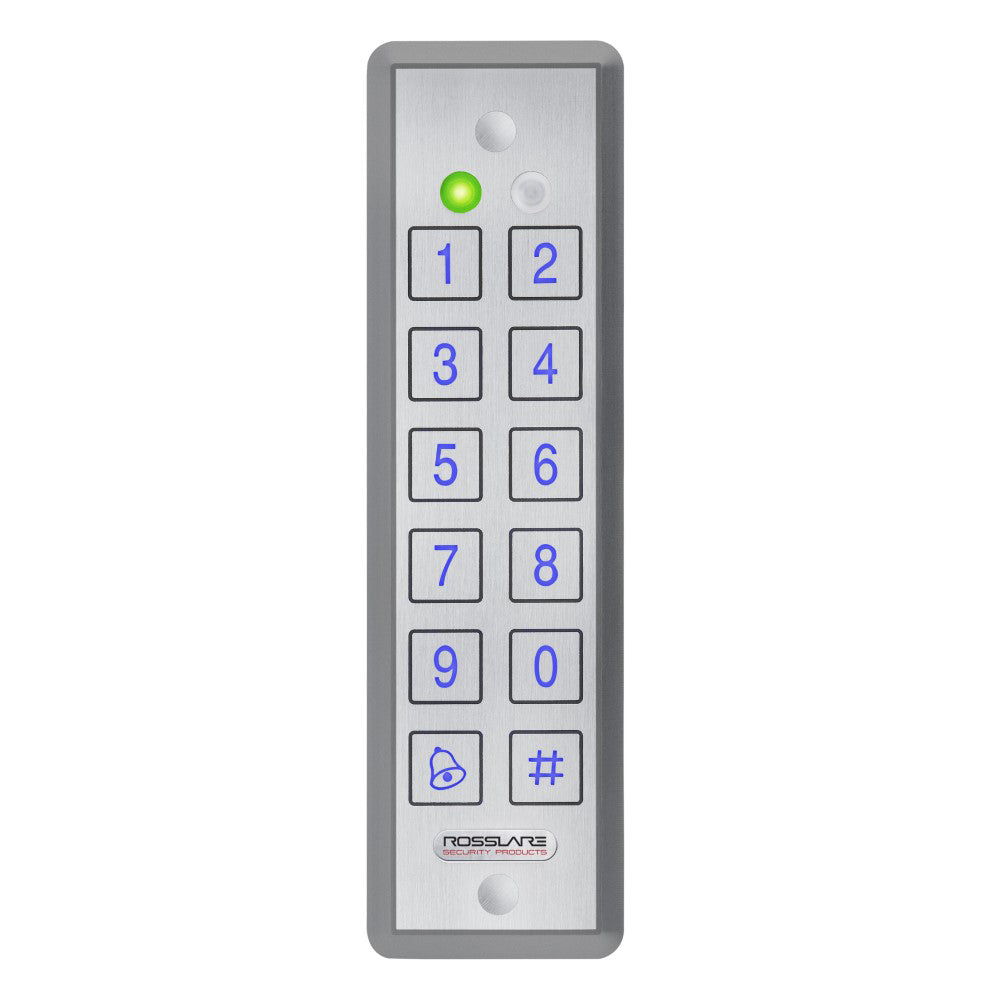 Rosslare AYC-E65BG Mullion Style Anti-Vandal Weigand Convertible Keypad with inbuilt Proximity Reader