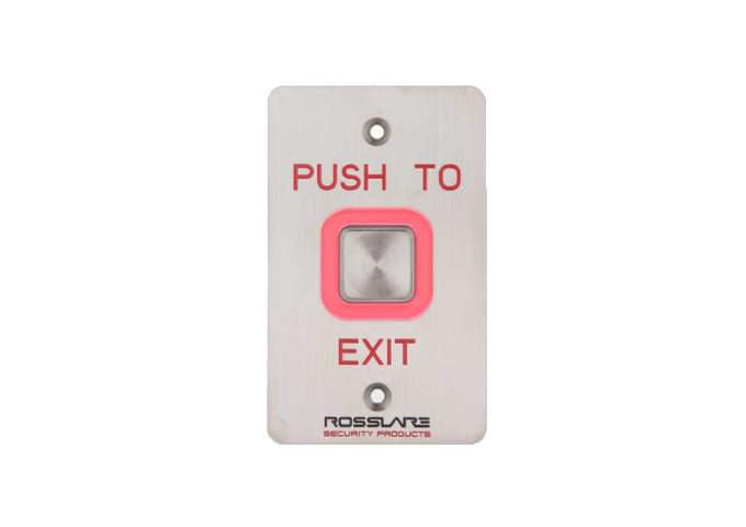 Rosslare, EX7E0 Switch Plate IP65, Illuminated Piezo Rex, -EXIT Button