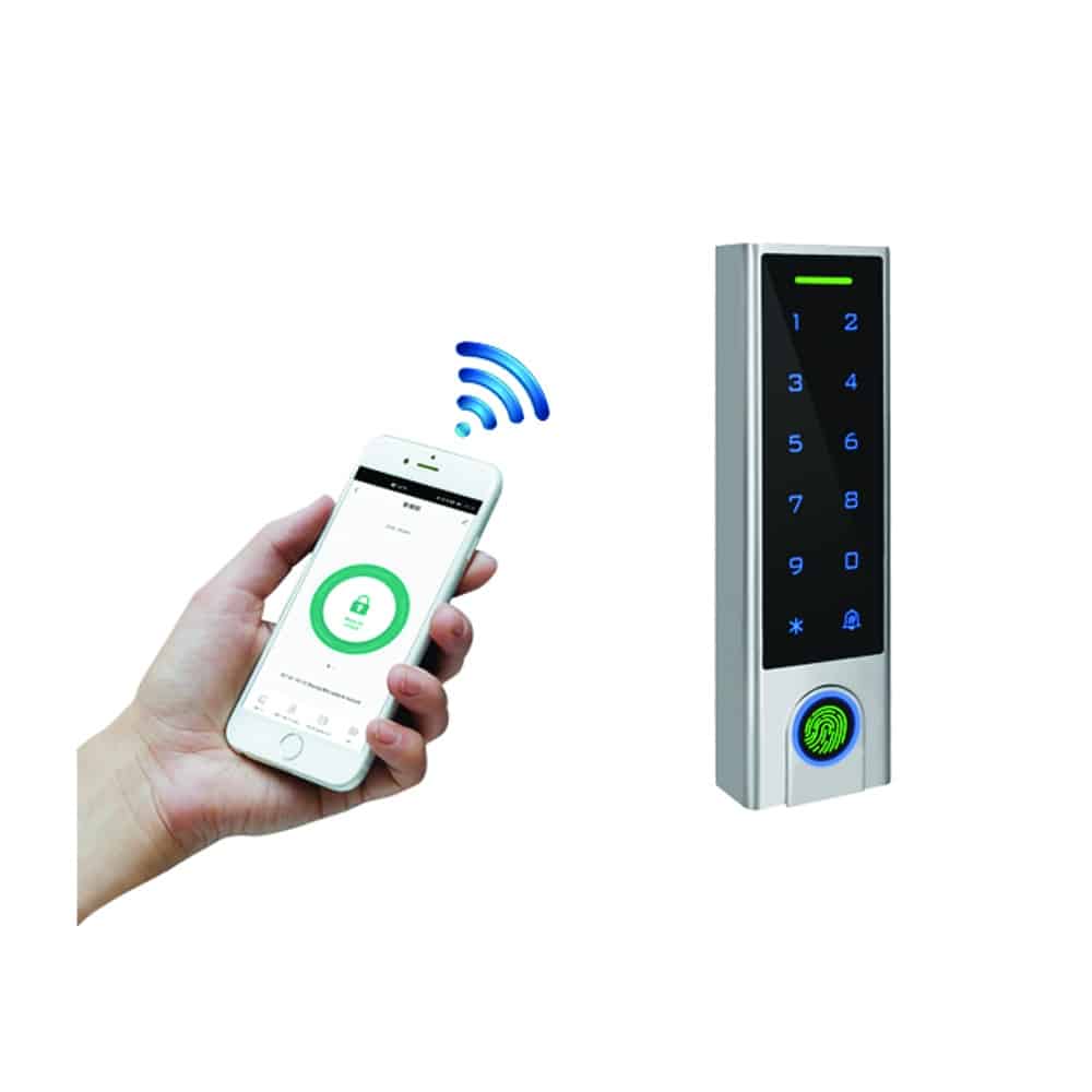 Secukey HF3-WIFI Black, Waterproof Fingerprint, Keypad & EM Access Control with Tuya Wifi