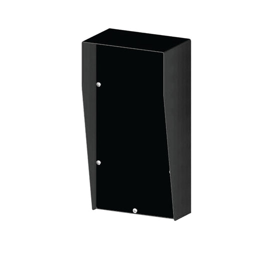 Security Design SERH3618, 360X180 Mounting Plate with Rain Hood Black Powdercoat Finish