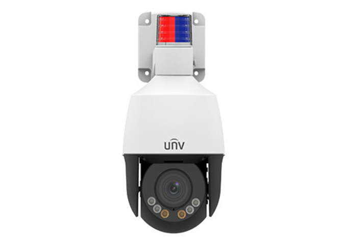 UNV IPC672LRAX4DUPKC, 2MP LightHunter Active Deterrence Network PTZ Dome Camera