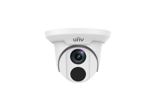 UNV IPC3618SR3DPF28M, 8MP IP67 IR 2.8mm Turret Camera - White