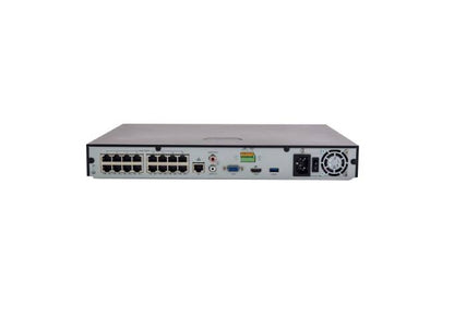 UNV NVR302-16EP164TB, NVR 16CH 2 SATA 16 PoE 4TB