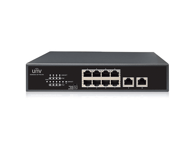 UNV NSW2010-10TPOE, UNV Network Switch 8 PoE +2 Uplink