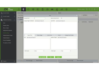 ZKTeco ZKBioSecurity 3.0 App 1 User - Basic