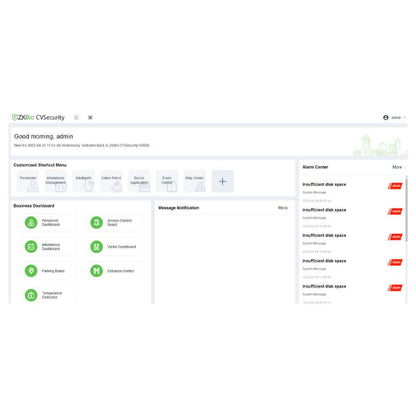 ZKTeco ZKBioCV-AC-P100, ZKBio CV Security : MNC Package - 100 doors