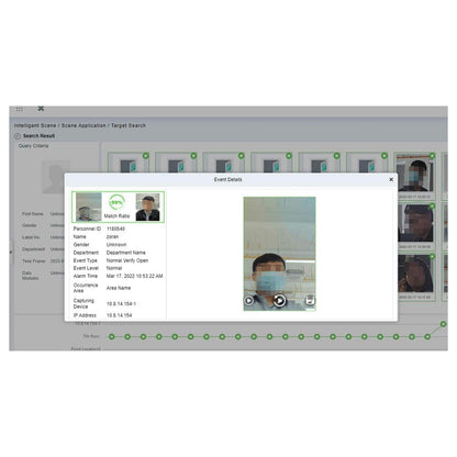 ZKTeco ZKBioCV-AC-P100, ZKBio CV Security : MNC Package - 100 doors