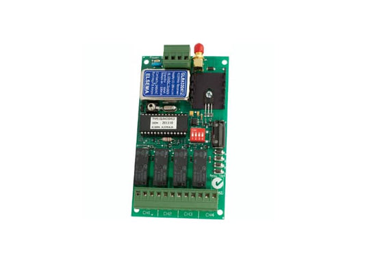 Elsema, GLR4330412, 4 Ch Relay Out RX 433 MHz 11-28VAC/DC
